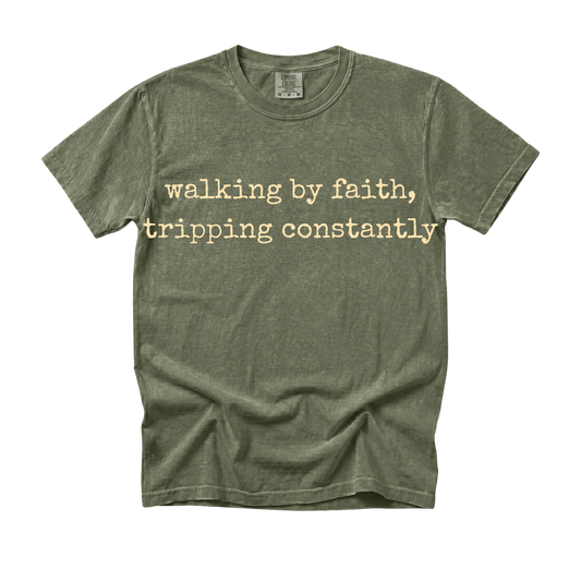 Walking by Faith, Tripping Constantly