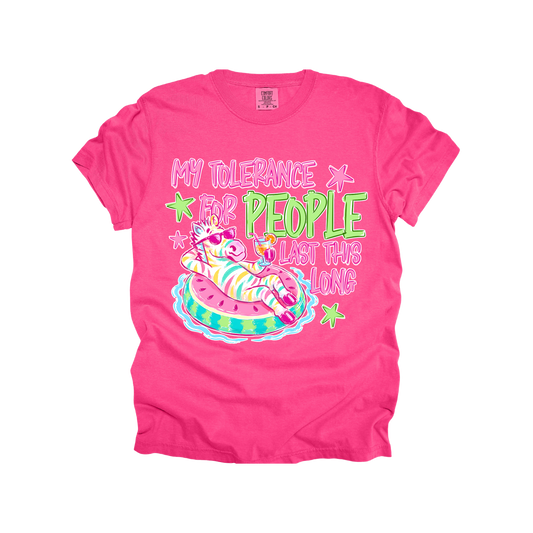 Neon Summer Zebra